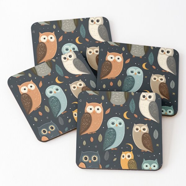 Item preview, Cute owls designed and sold by MidgardWonders.