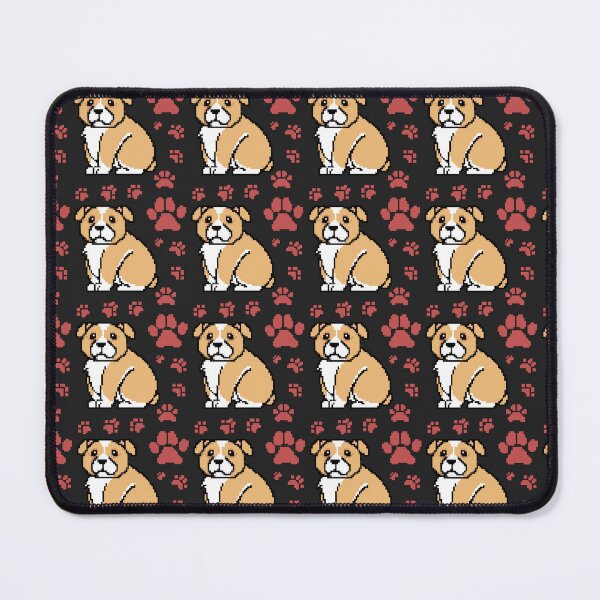 Item preview, cute doggo patterns red on black designed and sold by Chaoticzarts.