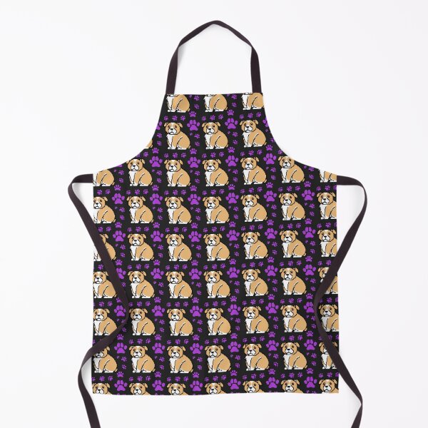 Item preview, cute doggo patterns purple on black designed and sold by Chaoticzarts.
