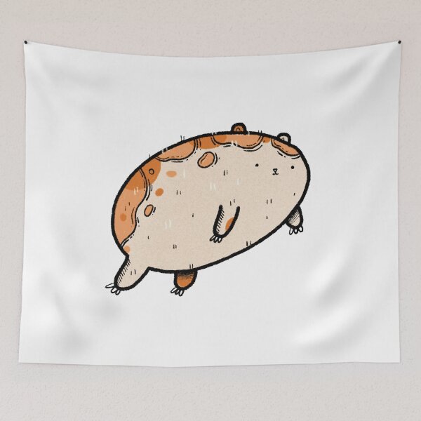 Item preview, Funny Flying Hamster designed and sold by Martyna Kamieńska.