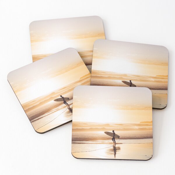 Item preview, Surfer on the Beach at Sunset designed and sold by frogg136.