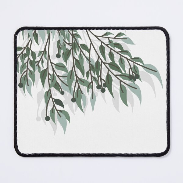 Item preview, tree branch with green leaves boho style designed and sold by Ijjul322.