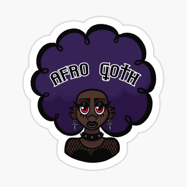 Aperçu de l'œuvre Afro-gothique créée et vendue par CookiesCrypt.