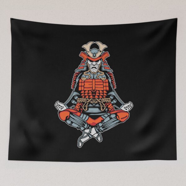 Item preview, Japanese Samurai Gift Meditation Yoga Lover Meditate designed and sold by DSWShirts.