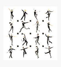 Lámina fotográfica Bailarines de Taekin del dedo del pie