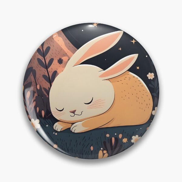 Item preview, Cute sleeping bunny designed and sold by MidgardWonders.
