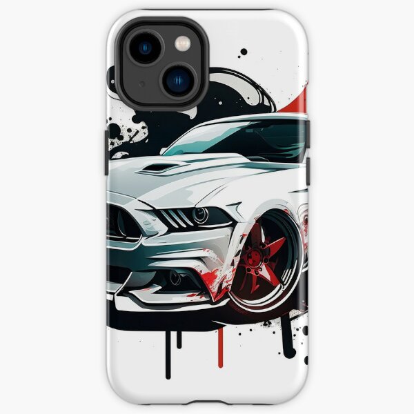 Ford Mustang Gris Coque antichoc iPhone