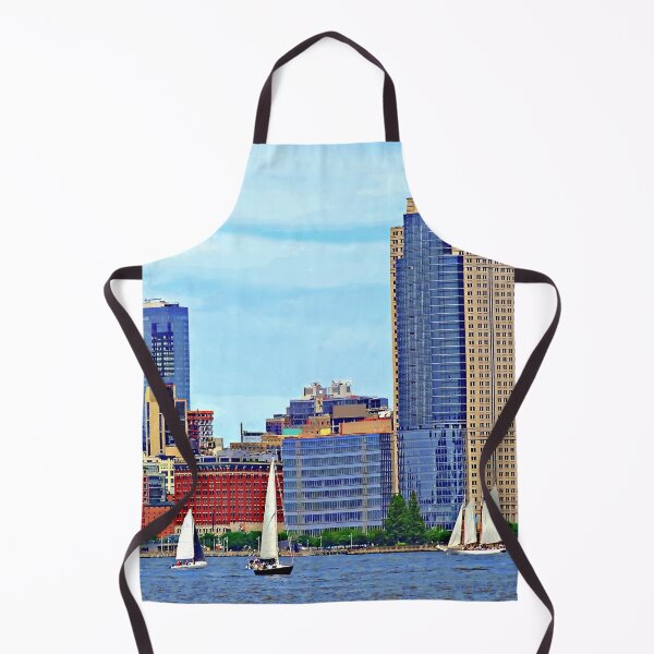Item preview, Manhattan NY - Boats By Manhattan Skyline designed and sold by Susan Savad.