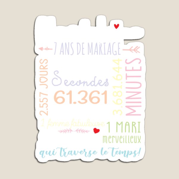 Aperçu de l'œuvre Anniversaire de Mariage Cadeau Mariage Cuivre 7 Ans Mariage créée et vendue par Lenny Stahl.