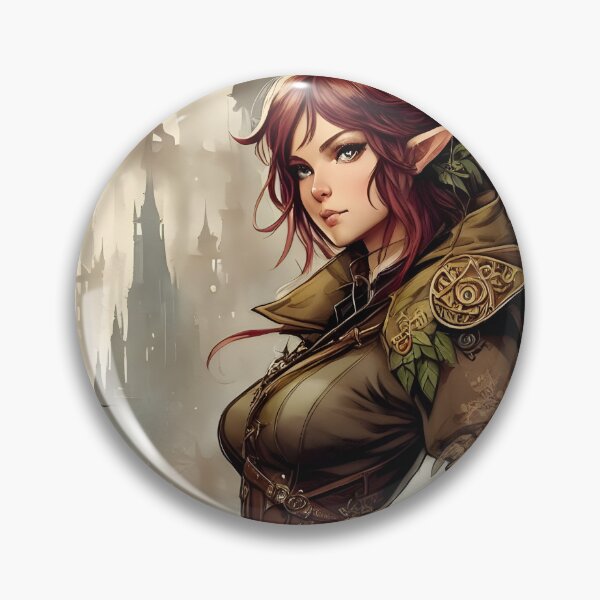 Item preview, Huntress Queen of the Forest Fantasy Watercolor designed and sold by MudbloodStore.