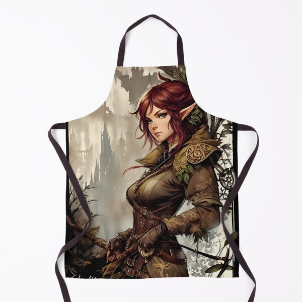 Item preview, Huntress Queen of the Forest Fantasy Watercolor designed and sold by MudbloodStore.