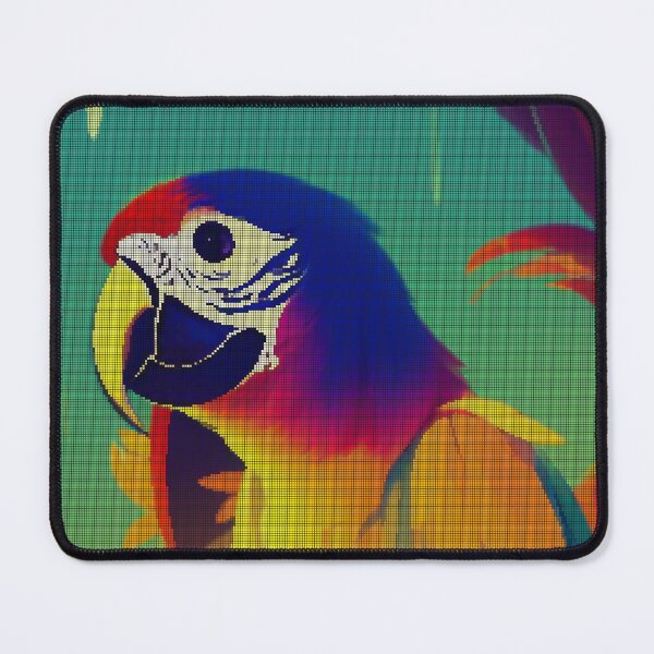 Item preview, Colorful Abstract Bird Parrot 8-bit Pixel Art designed and sold by PixelDripped.