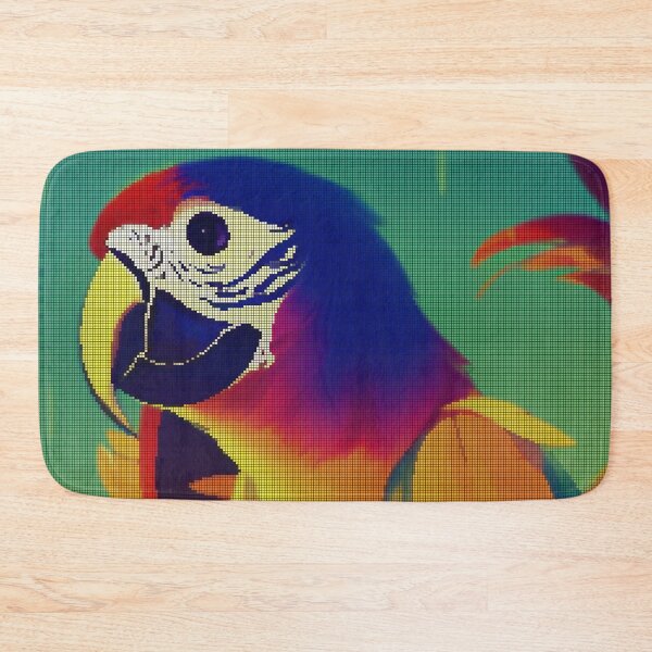 Item preview, Colorful Abstract Bird Parrot 8-bit Pixel Art designed and sold by PixelDripped.