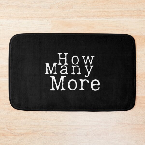 Item preview, How Many More Gun Safety Laws White Text Design designed and sold by EarthArtDesigns.