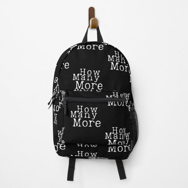 Item preview, How Many More Gun Safety Laws White Text Design designed and sold by EarthArtDesigns.