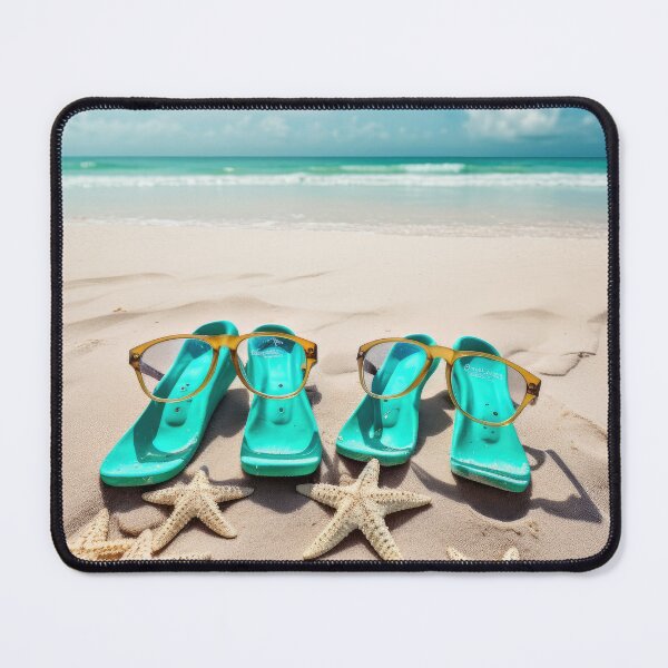Artikelvorschau, Beautiful Summer Beach Scene: Sand, Sea, and Sun entworfen und verkauft von FireScreen.