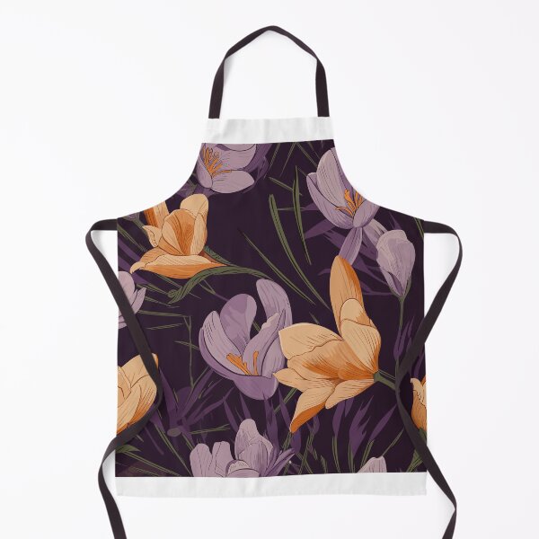 Item preview, Radiant Crocus Symphony - Orange & Purple designed and sold by MosicMorning.