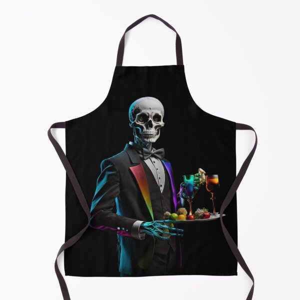 Item preview, Skeleton Waiter Colorful Drinks designed and sold by yangs-wear.