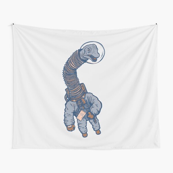 Astro Brachiosaurus Tapestry