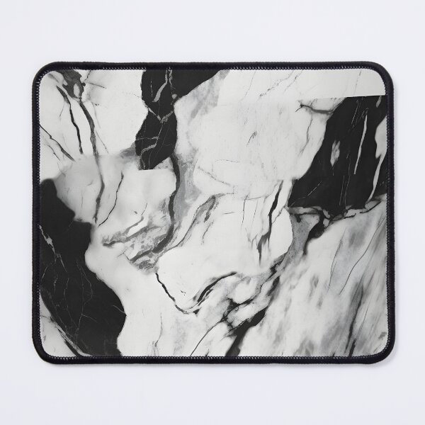 Item preview, Black and White Marble Effect Pattern Abstract Modern designed and sold by shashtopia.