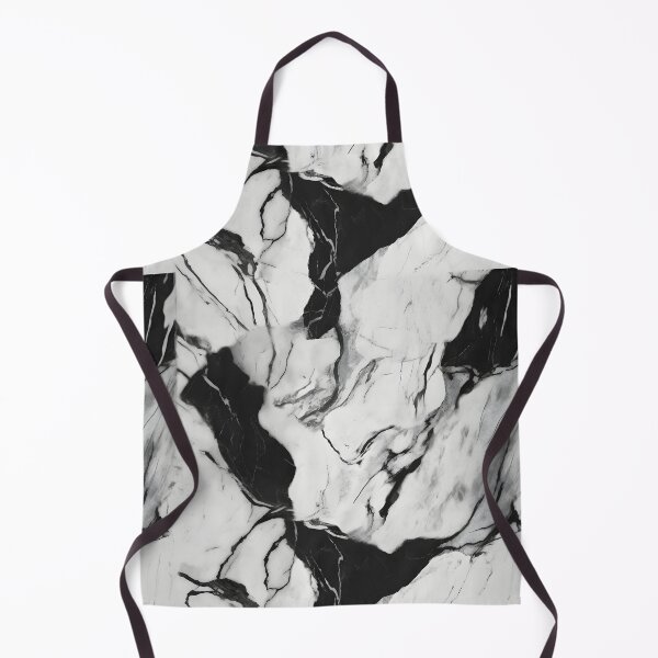 Aperçu de l'œuvre Motif effet marbre noir et blanc abstrait moderne créée et vendue par shashtopia.