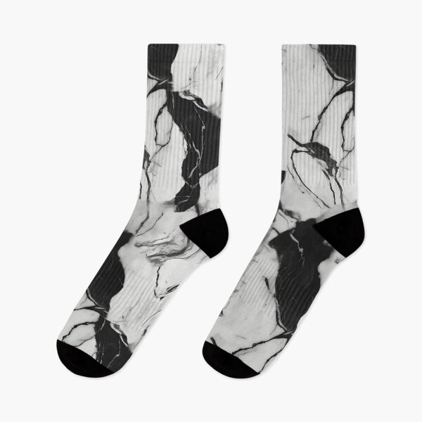 Aperçu de l'œuvre Motif effet marbre noir et blanc abstrait moderne créée et vendue par shashtopia.