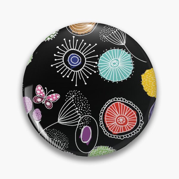 Artikelvorschau, Blumen und asymmetrisches Formdesign. Schwarz! Bunt! entworfen und verkauft von BrigitaArtShop.
