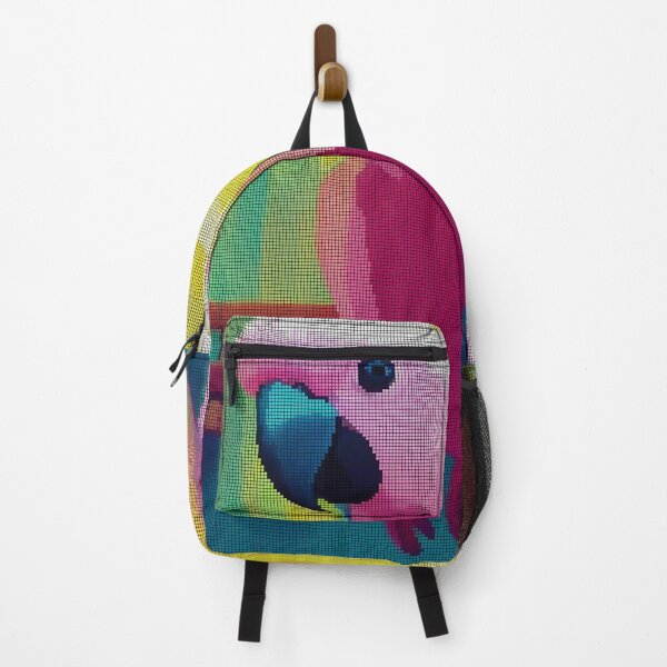 Item preview, Colorful Abstract Bird Cockatiel 8-bit Pixel Art designed and sold by PixelDripped.