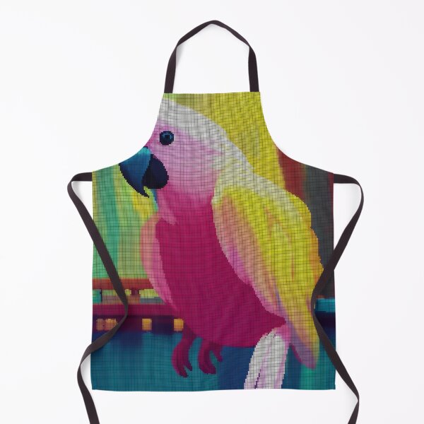 Item preview, Colorful Abstract Bird Cockatiel 8-bit Pixel Art designed and sold by PixelDripped.