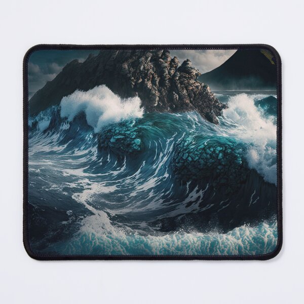 Artikelvorschau, Powerful Ocean Storm in Iceland entworfen und verkauft von FireScreen.