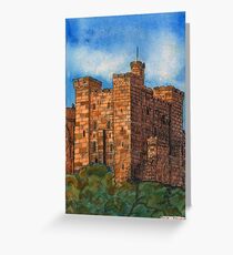 243 - THE KEEP, NEWCASTLE UPON TYNE - DAVE EDWARDS - INK & WATERCOLOUR - 2008 Greeting Card