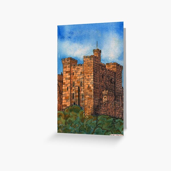 243 - THE KEEP, NEWCASTLE UPON TYNE - DAVE EDWARDS - INK & WATERCOLOUR - 2008 Greeting Card