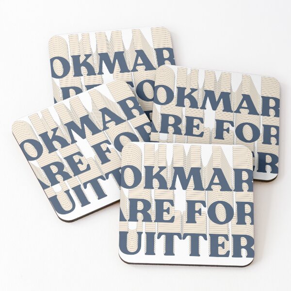 Item preview, Bookmarks are for quitters designed and sold by Printellarium.