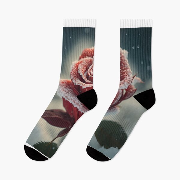Item preview, Red Rose Under a Snowy Cover designed and sold by FireScreen.