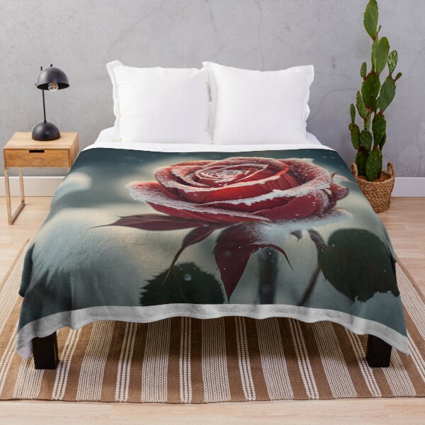 Item preview, Red Rose Under a Snowy Cover designed and sold by FireScreen.