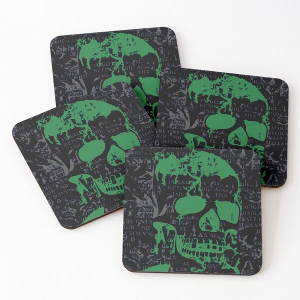 Item preview, grunge skull typography designed and sold by weirdove.
