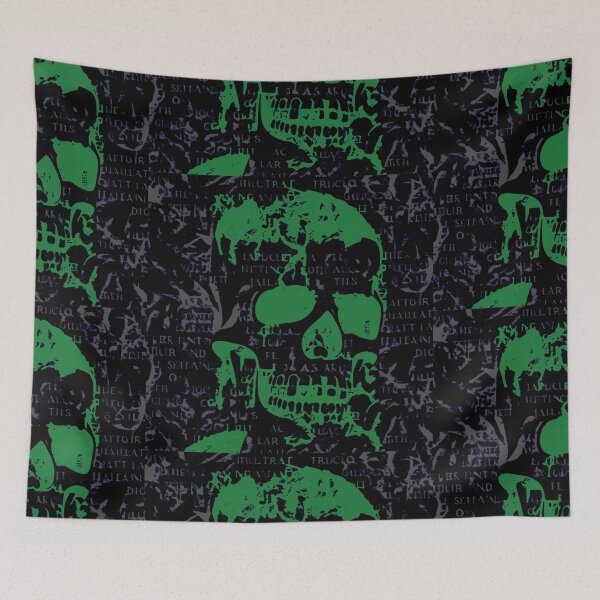Item preview, grunge skull typography designed and sold by weirdove.