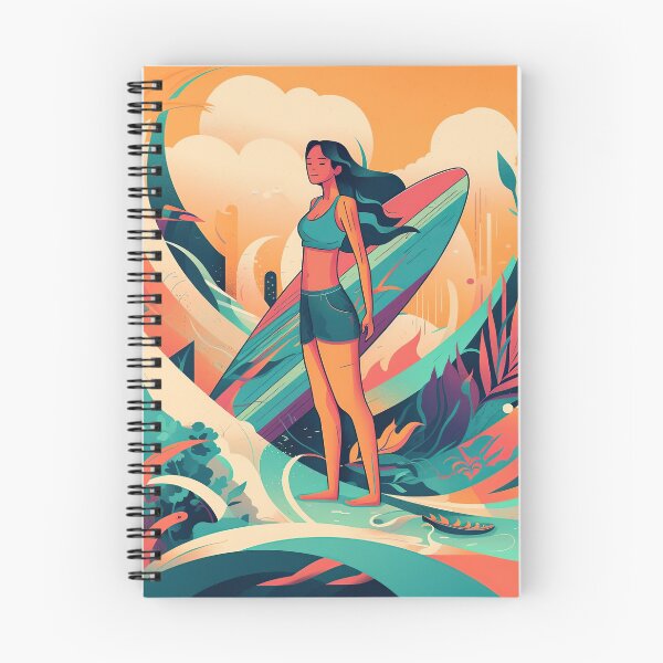 Item preview, Surfer Woman - Surfer Girl designed and sold by Paninato.
