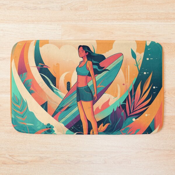 Item preview, Surfer Woman - Surfer Girl designed and sold by Paninato.