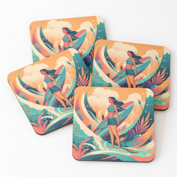 Item preview, Surfer Woman - Surfer Girl designed and sold by Paninato.