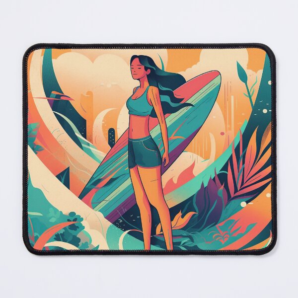 Item preview, Surfer Woman - Surfer Girl designed and sold by Paninato.