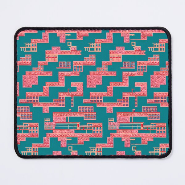 Item preview, Wes Anderson inspired AI Pattern Design designed and sold by romeobravado.