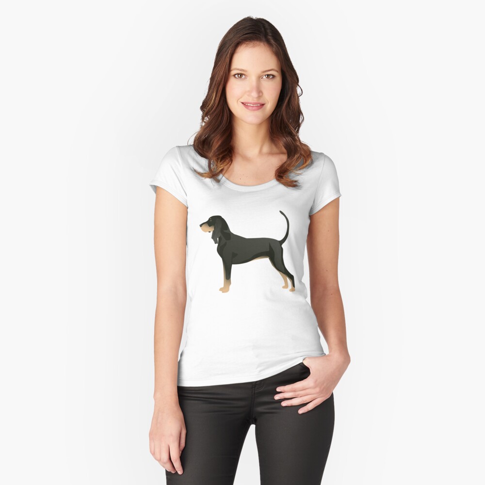 Item preview, Fitted Scoop T-Shirt designed and sold by TriPodDogDesign.