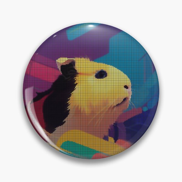 Item preview, Colorful Abstract Guinea Pig 8-bit Pixel Art designed and sold by PixelDripped.