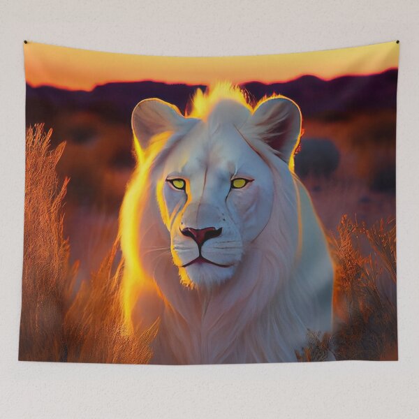 Item preview, Albino Lion in a Tropical Climate designed and sold by FireScreen.
