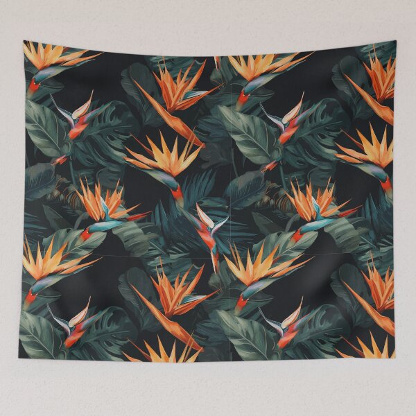 Item preview, Tropical Paradise - Exquisite Bird of Paradise Pattern designed and sold by MosicMorning.