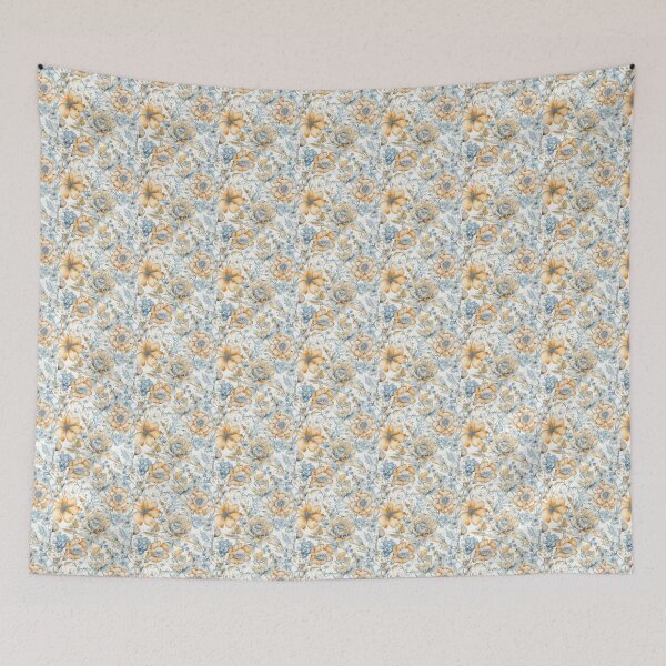 Item preview, Floral pattern, watercolor, tile designed and sold by mliotard.