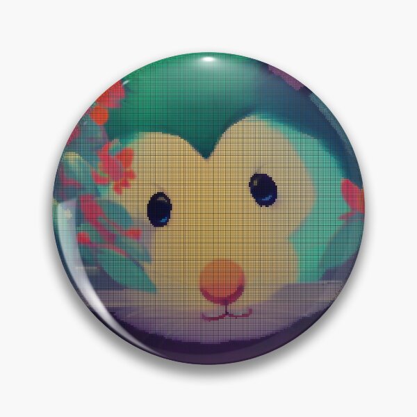 Item preview, Colorful Abstract Hamster 8-bit Pixel Art designed and sold by PixelDripped.
