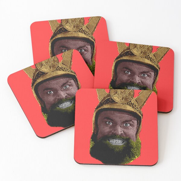Item preview, Prince Vultan from Flash Gordon Pop Art - red background designed and sold by DoctorRandom.