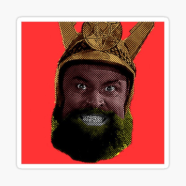 Item preview, Prince Vultan from Flash Gordon Pop Art - red background designed and sold by DoctorRandom.